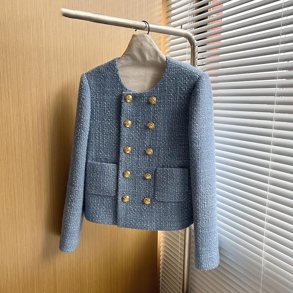 【ALUDE SELECT】blue check tweed jacket ALUDE SELECT】blue check tweed jacket | 【ALUDE】韓国メンズ
